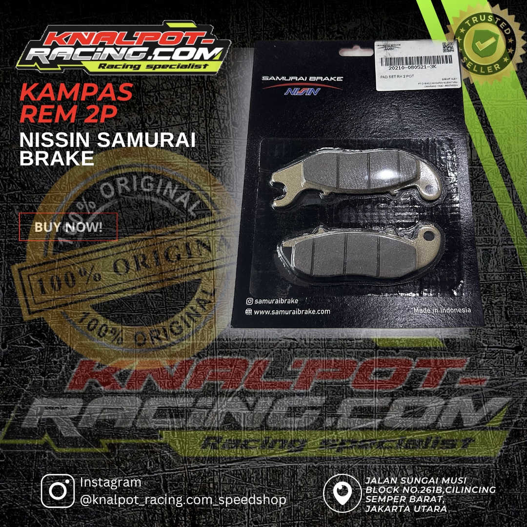 DISCPAD KAMPAS REM 2P NISSIN SAMURAI BRAKE